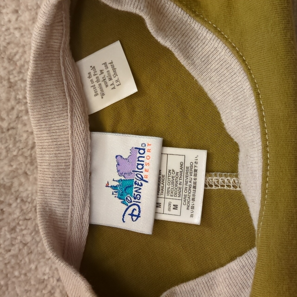 Vintage Disneyland Resort Gray and Olive Green Tigger 1968 Shirt - Picture 4 of 6